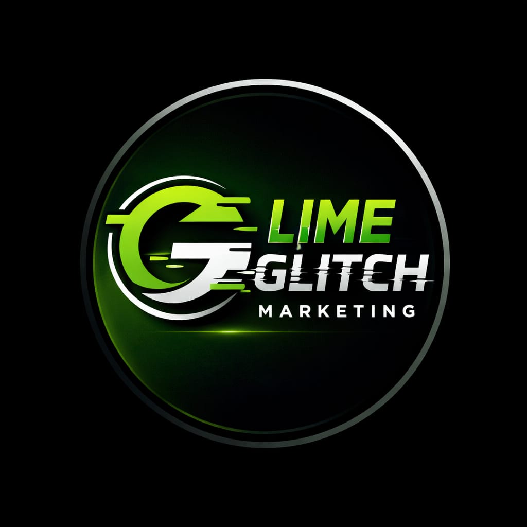 Lime Glitch Logo